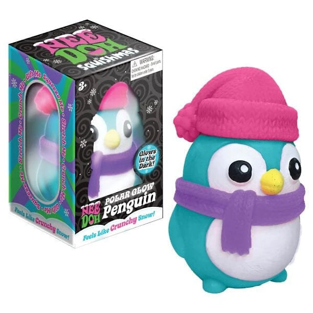 NeeDoh Polar Glow Penguin