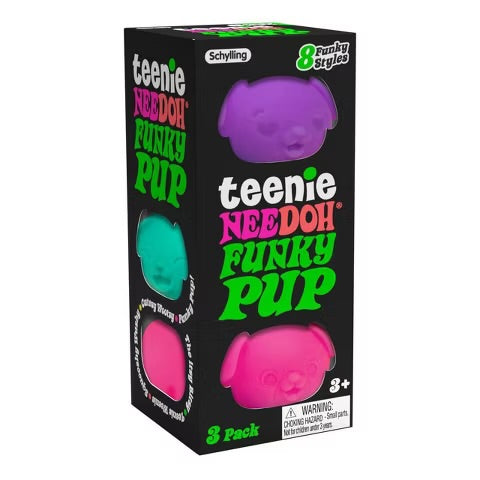 NeeDoh Funky Pups 3-Pack